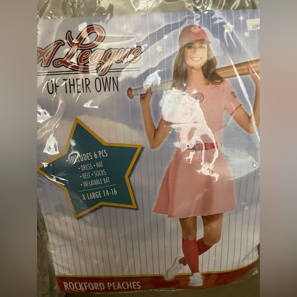 Halloween Women’s Adult Size League of Their Own Costume.